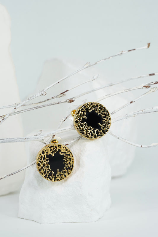 Black Onyx Earrings