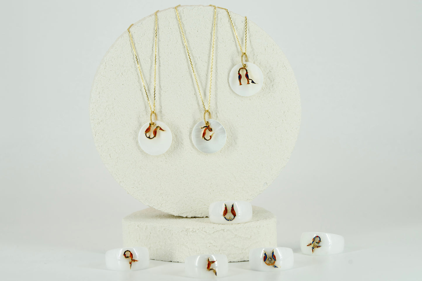 Eraguym Necklace & Ring Set