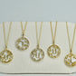Sadaf Grape Initial Necklace