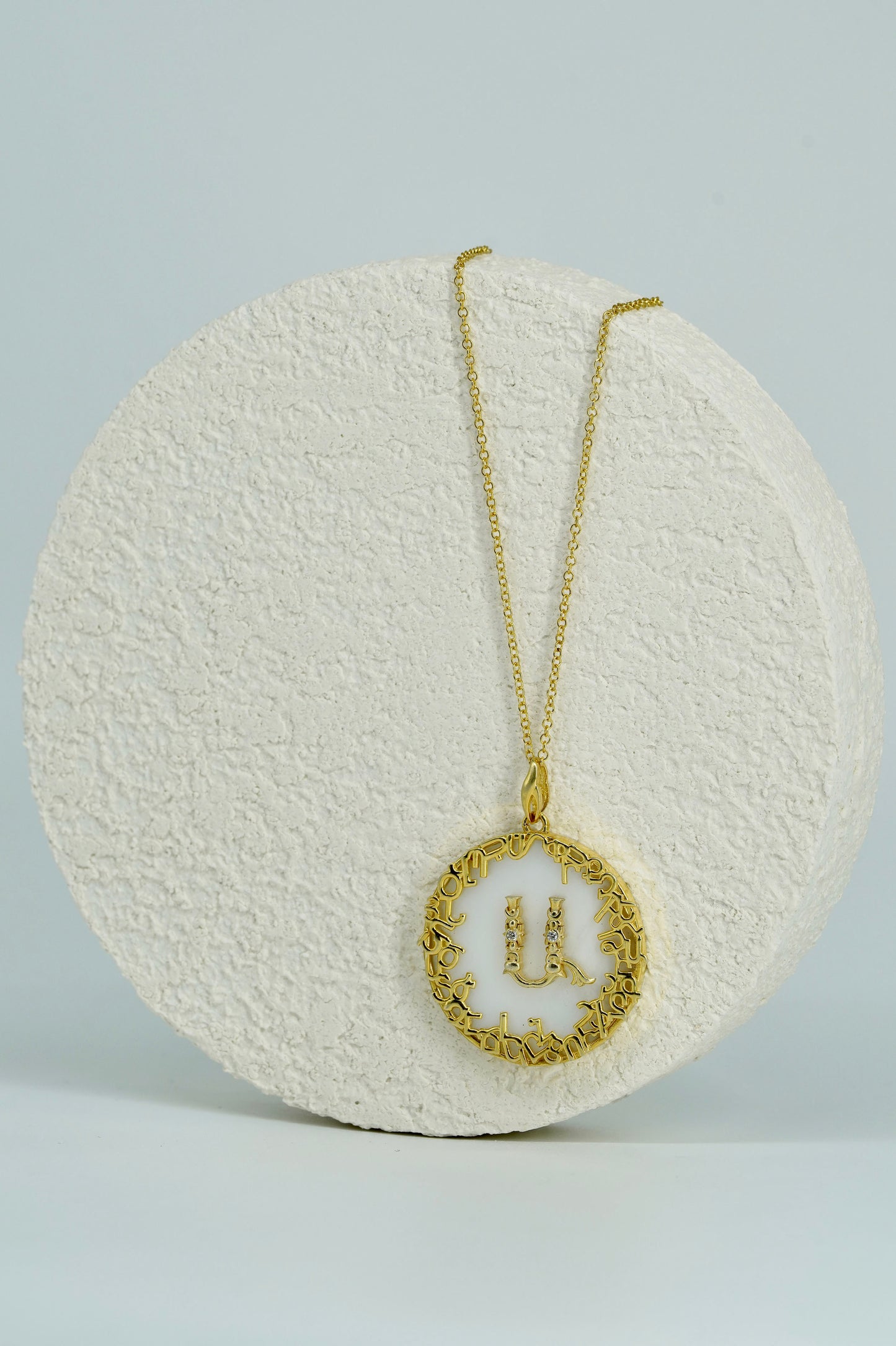Sadaf Initial Necklace