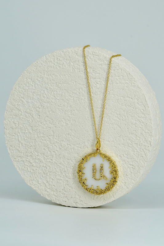 Sadaf Initial Necklace