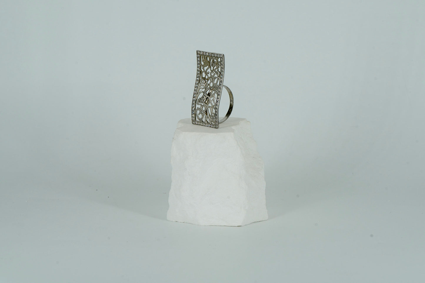 Silver Alphabet Ring