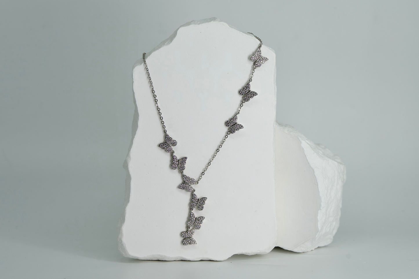 Silver Butterfly Necklace