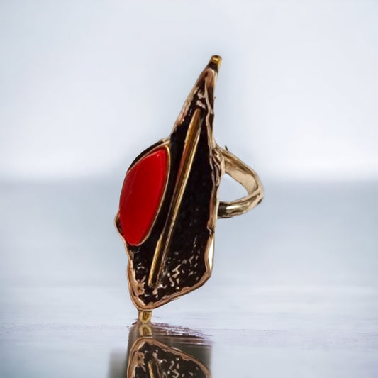Stylish Coral Ring