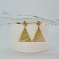 Triangle Alphabet Earrings