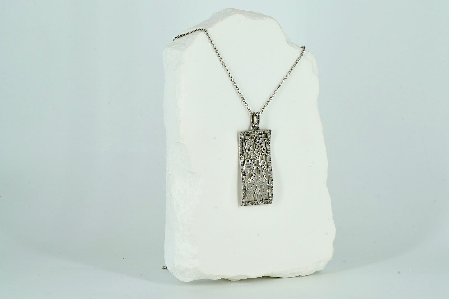 Vertical Alphabet Necklace
