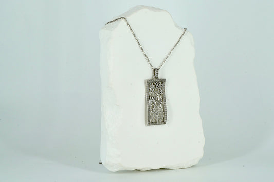 Vertical Alphabet Necklace