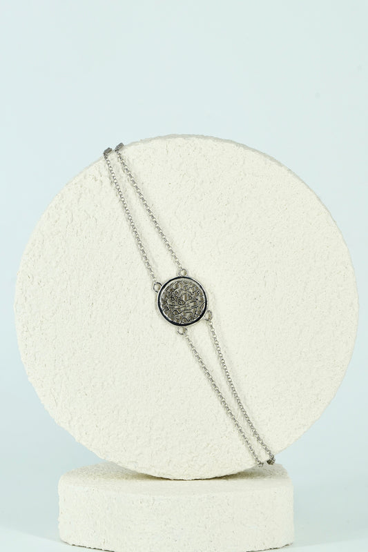 Alphabet Silver Bracelet