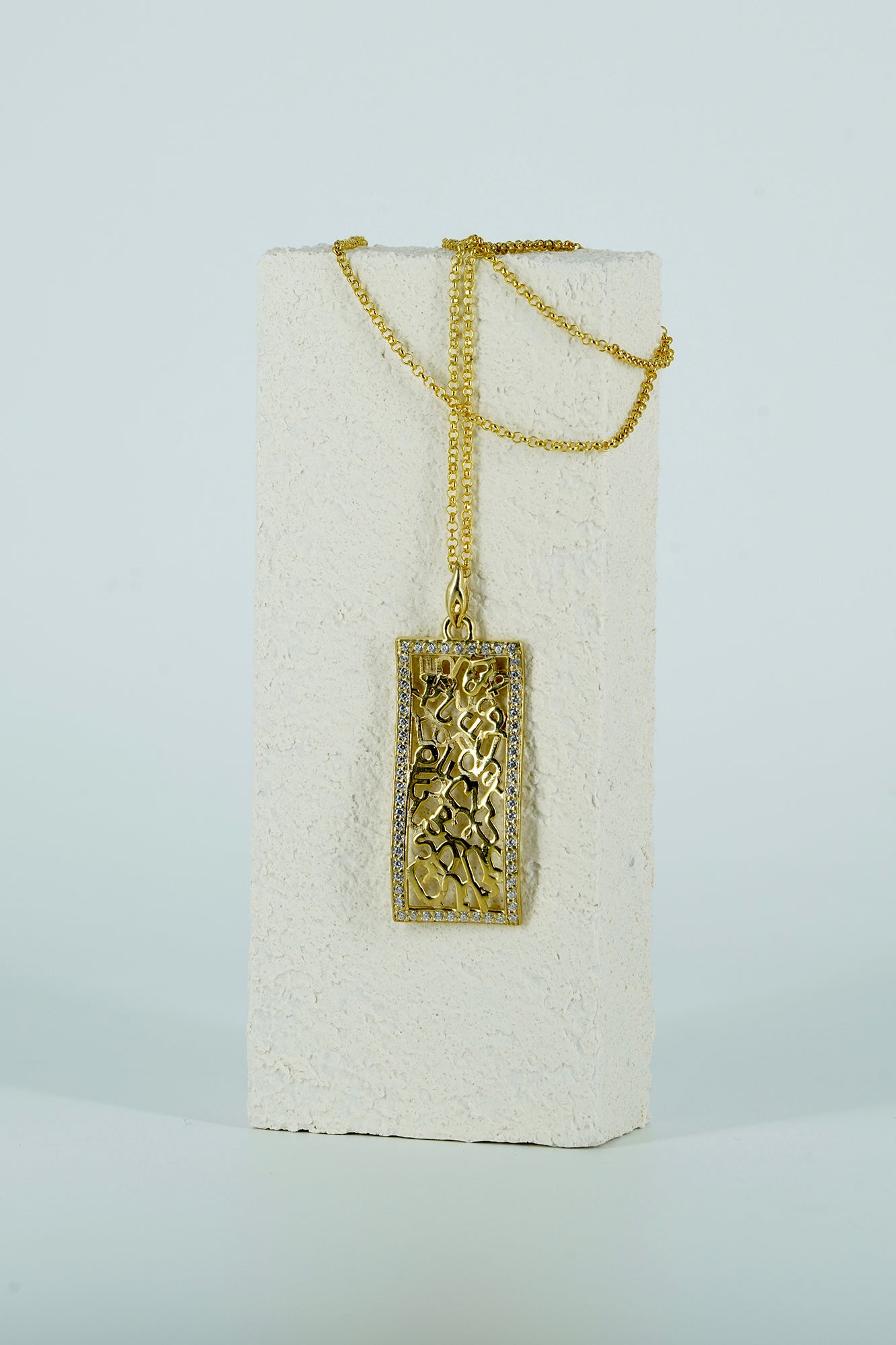 Armenian Alphabet Necklace